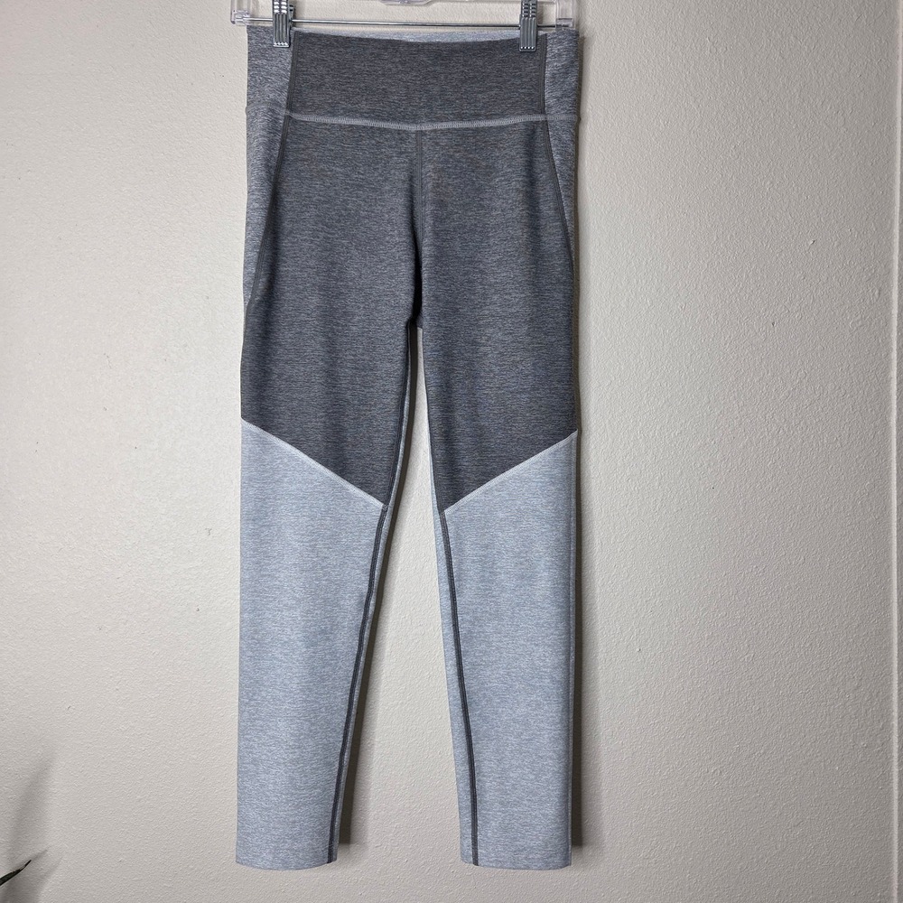 Outdoor‎ Voices Medium Gray Colorblock Warmup Leggings Activewear
